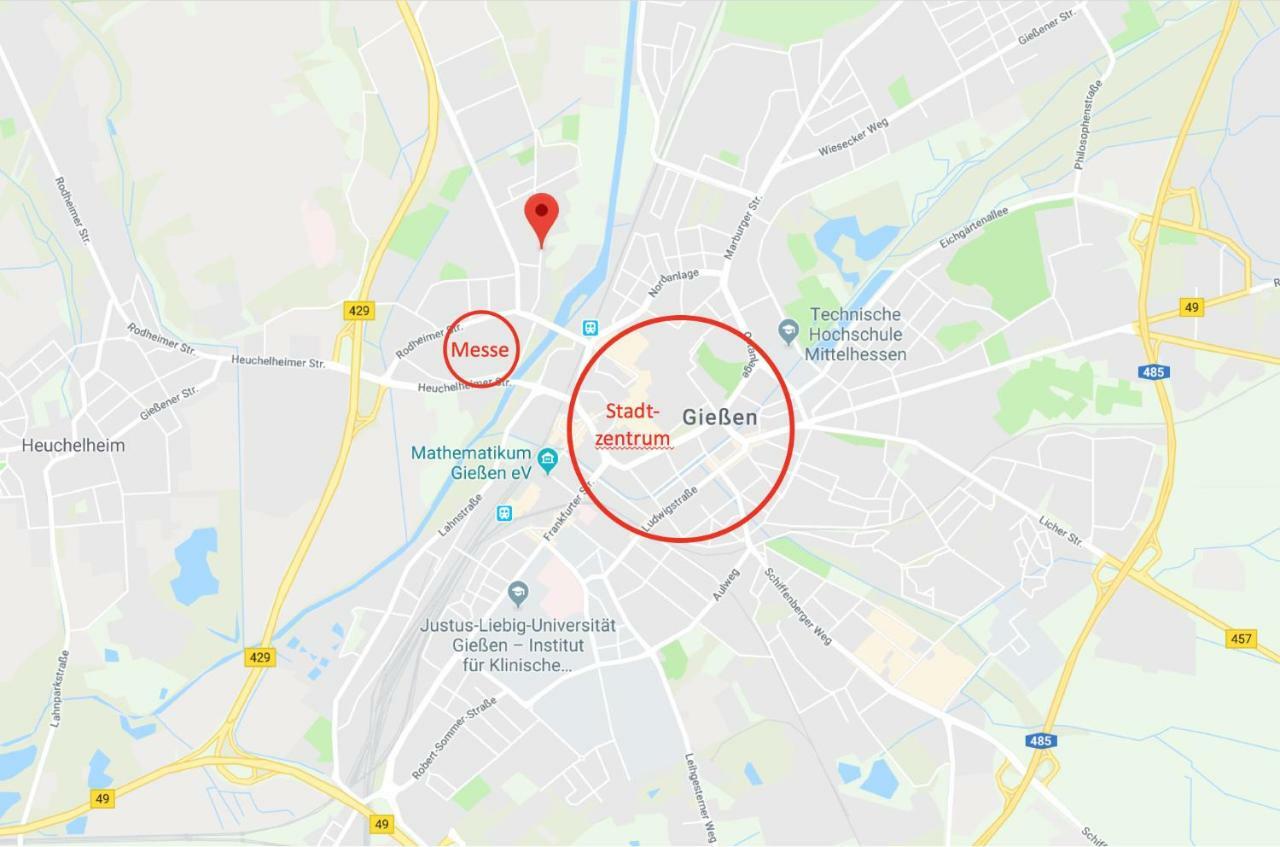 شقة Bed & Kitchen Gießen المظهر الخارجي الصورة